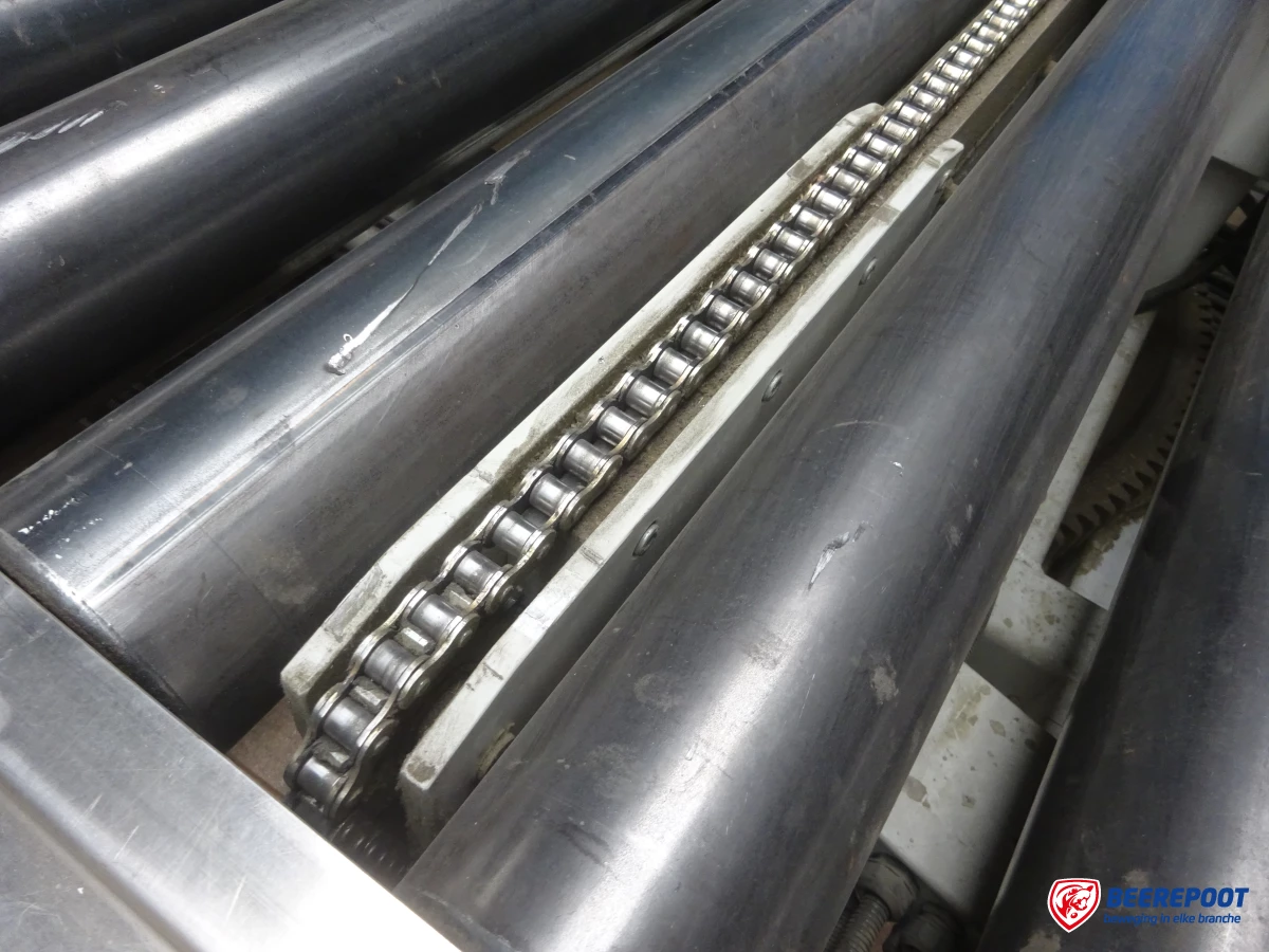 Roterende rollenbaanwissels